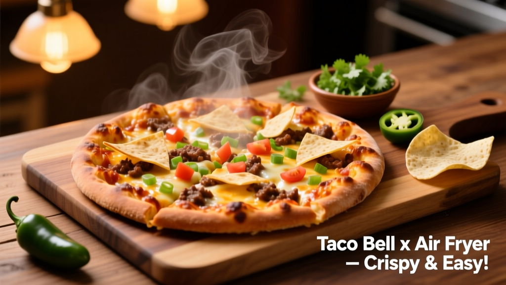 Air Fryer Taco Bell Mexican Pizza (Crispy & Easy!)