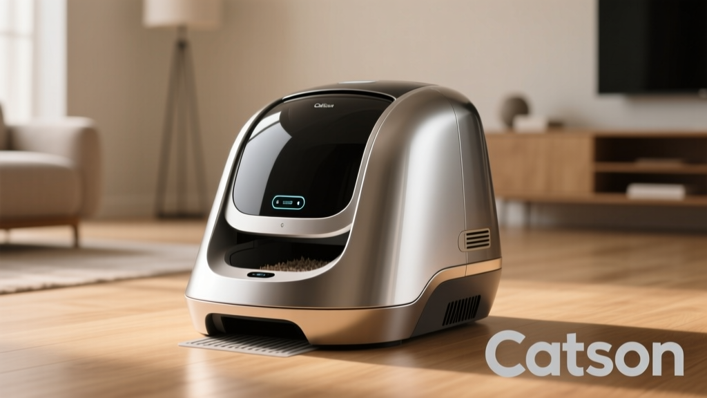 This Advanced Automatic Litter Box From Catson Is Blowing Our Minds