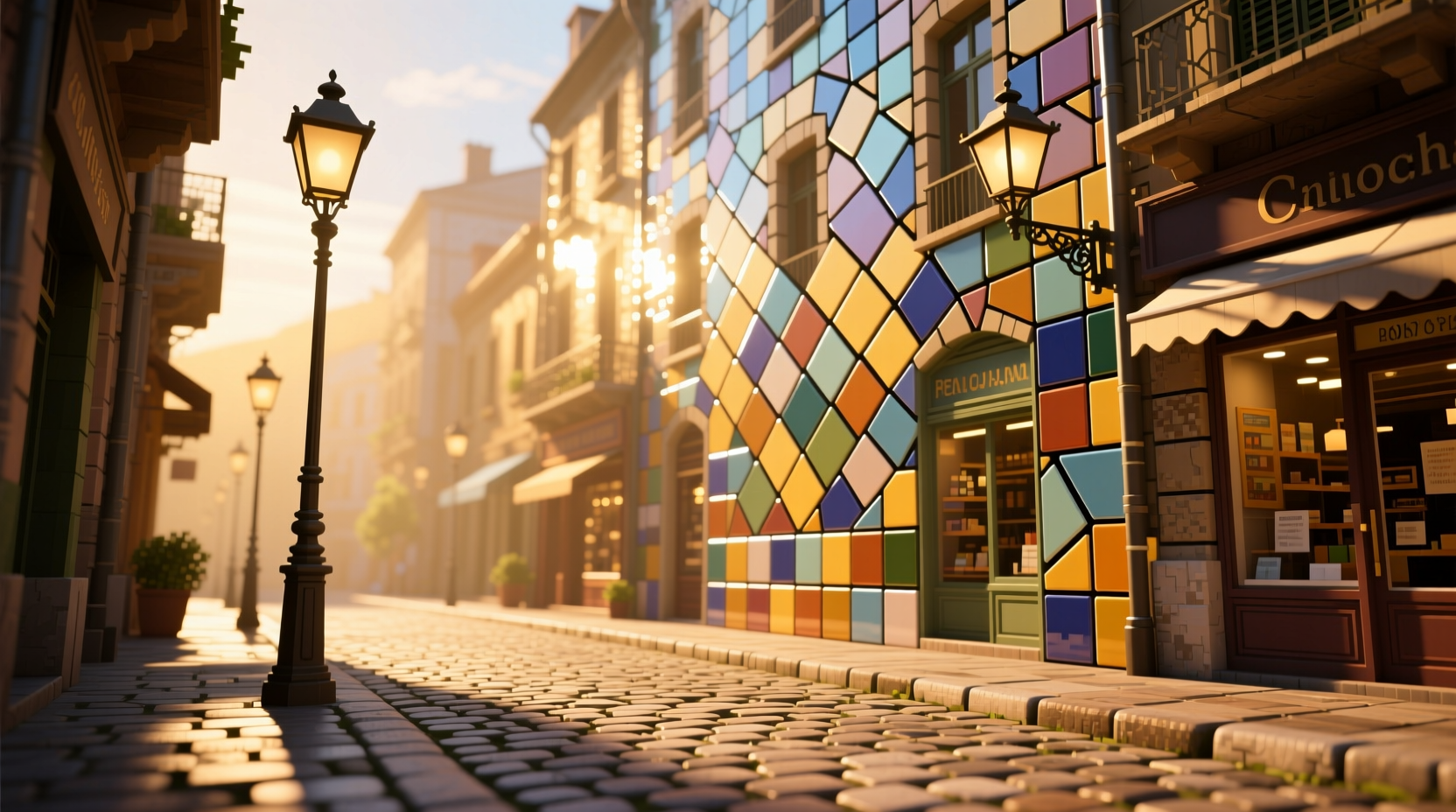 give your photographs a mosaic effect