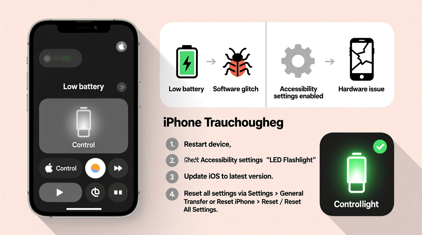 why is my iphone flashlight greyed out causes and control center fixes