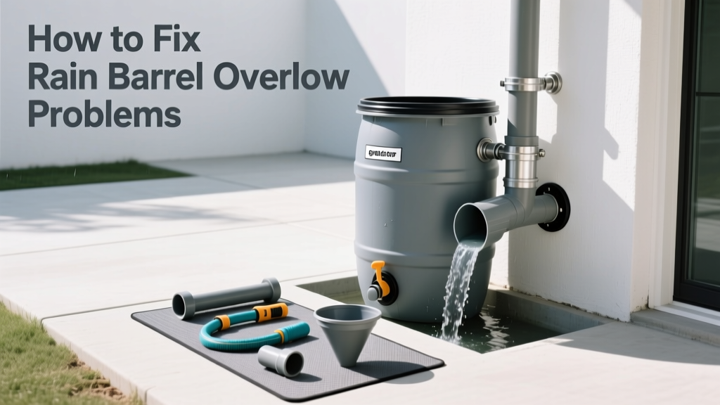 How to Fix Rain Barrel Overflow Problems