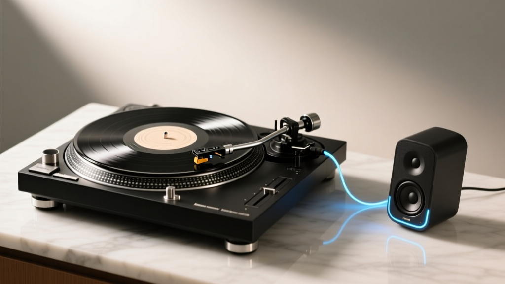 Polaroid Turntable to Bluetooth Speakers Guide