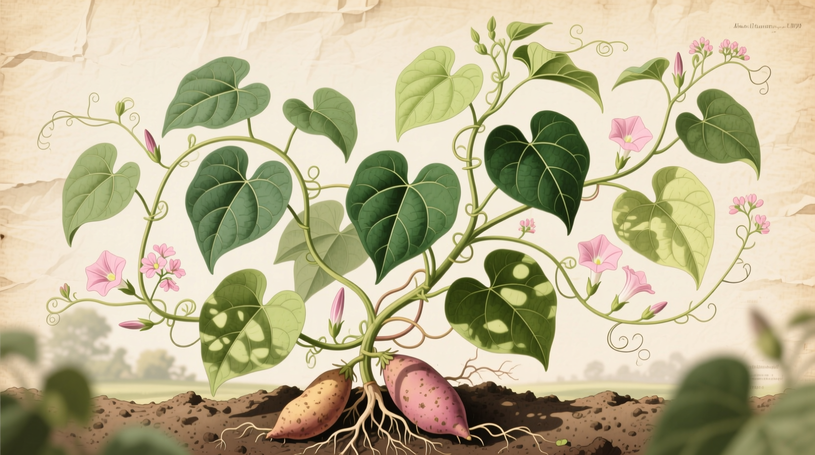 ipomoea batatas plant