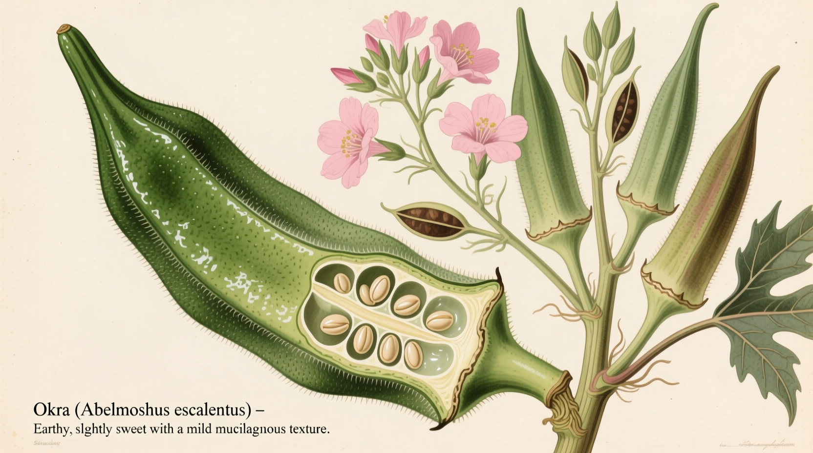 what is okra and what does it taste like