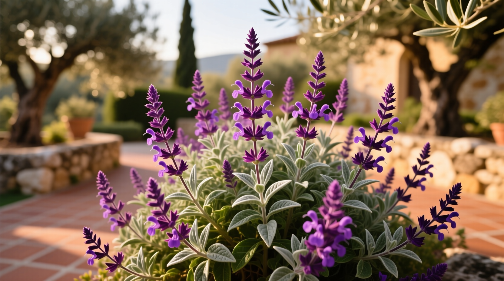 compact salvias