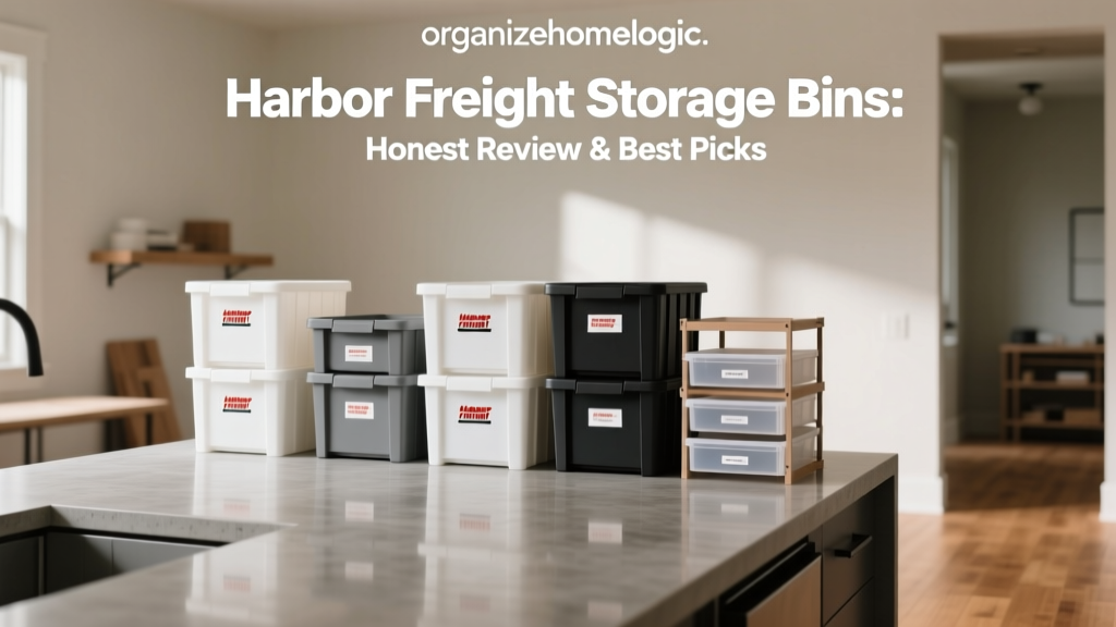 Harbor Freight Storage Bins: Honest Review & Best Picks