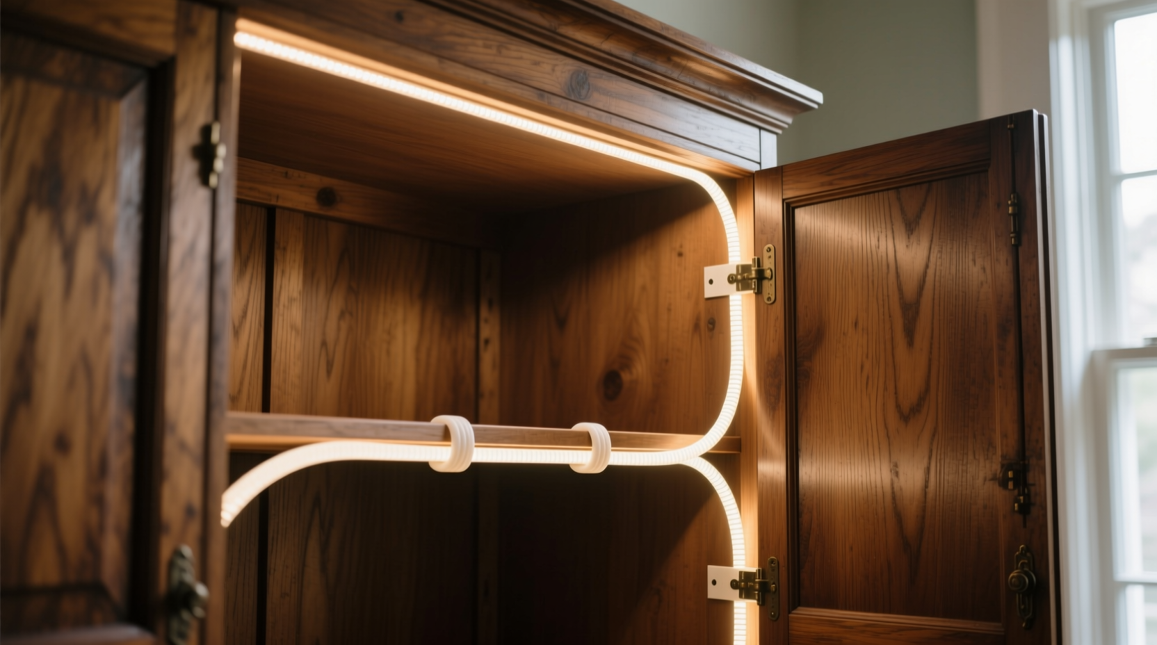 closet organization tips no drill led lighting for vintage armoires