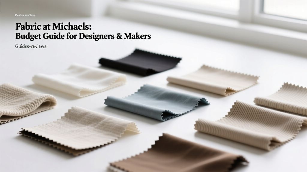 Fabric at Michaels: Budget Guide for Designers & Makers