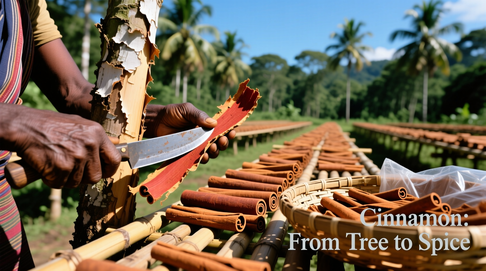 the process behind making cinnamon