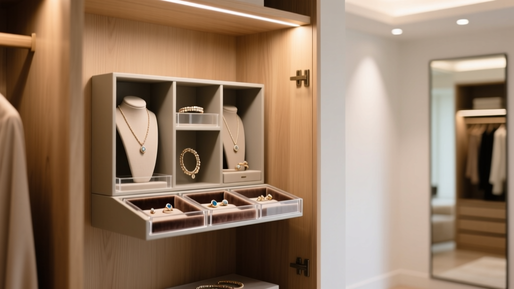 Jewellery Organiser for Wardrobe: Buy & Install Safely