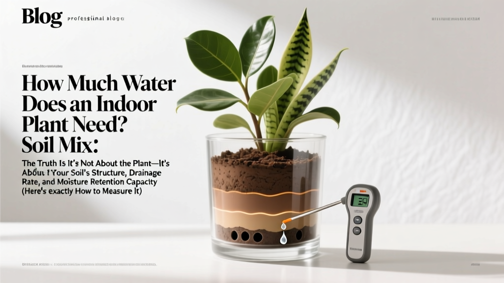 Indoor Plant Water Needs: Soil Structure & Drainage (2026)