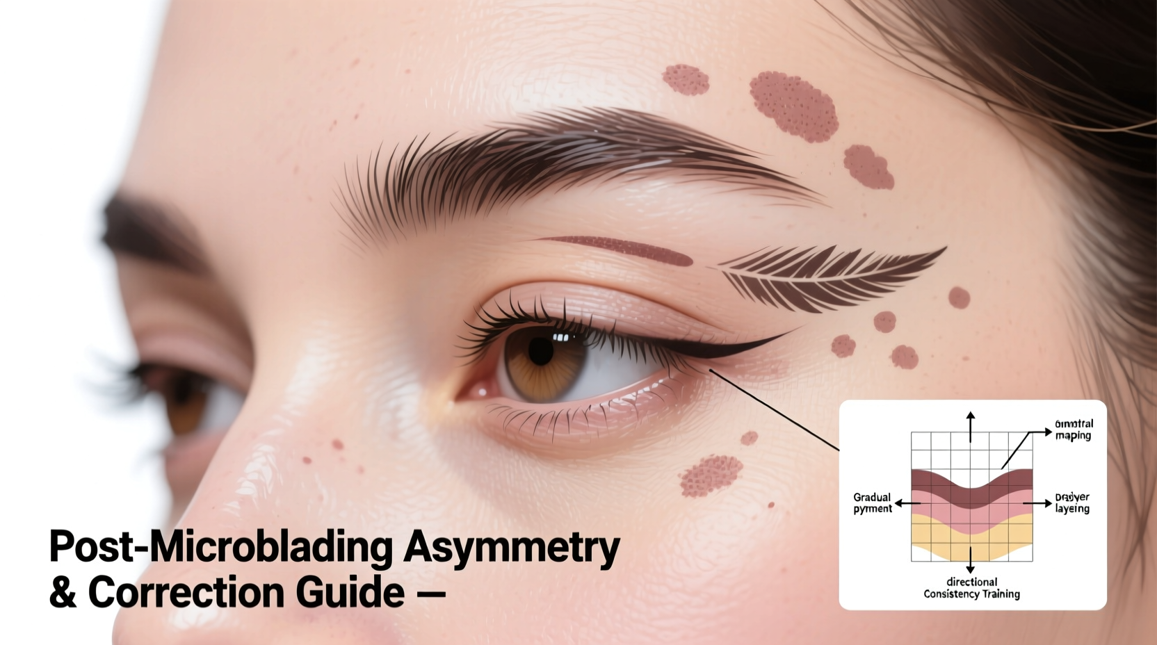 why do my eyebrows look uneven after microblading causes and correction tips
