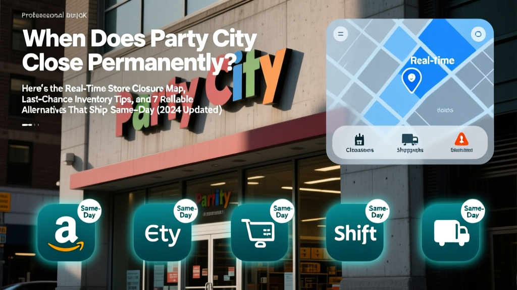 Party City Closures Map & Alternatives (2026)