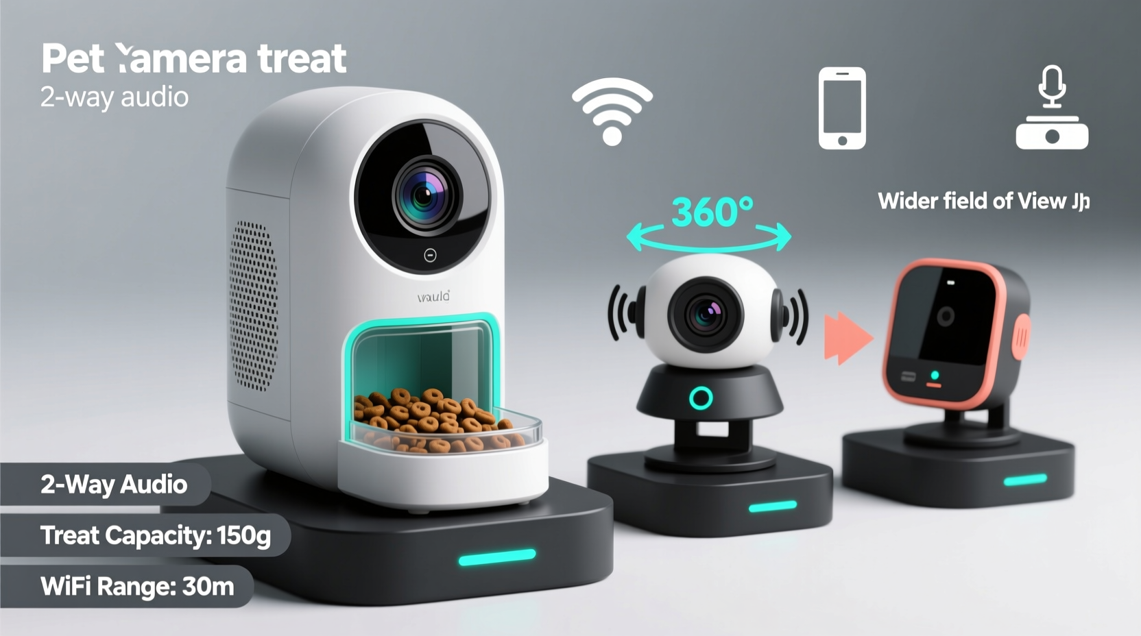 best pet camera treat dispensers with two way audio comparison