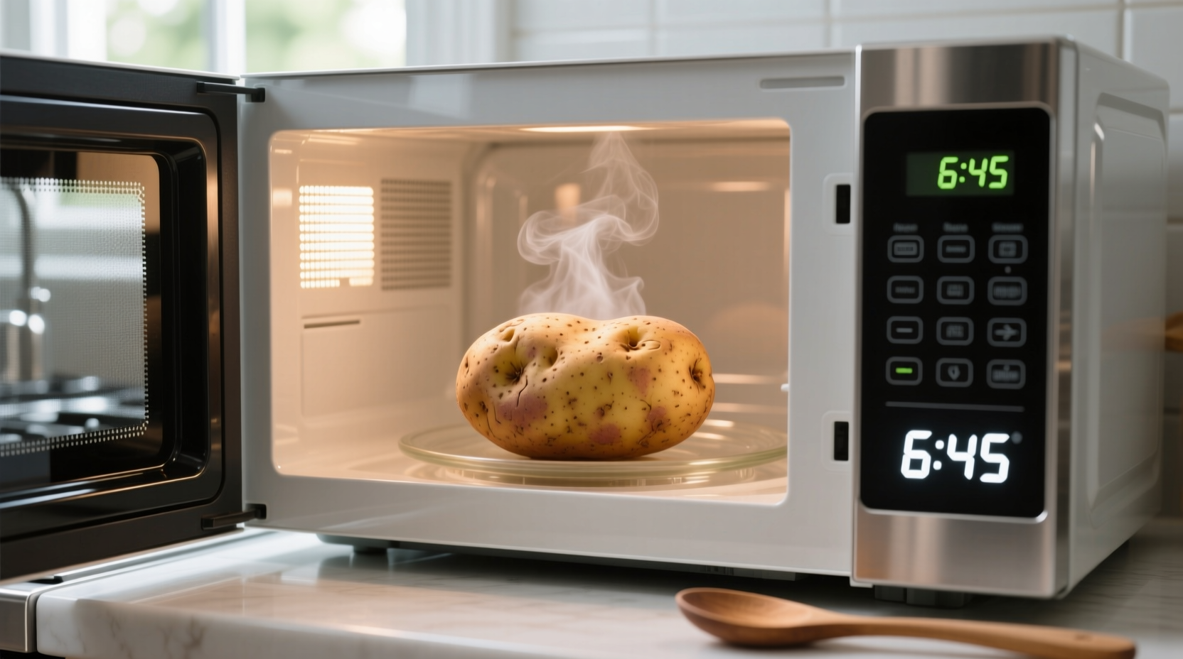 Microwave Potato Time: 5-12 Minutes (Size Matters)