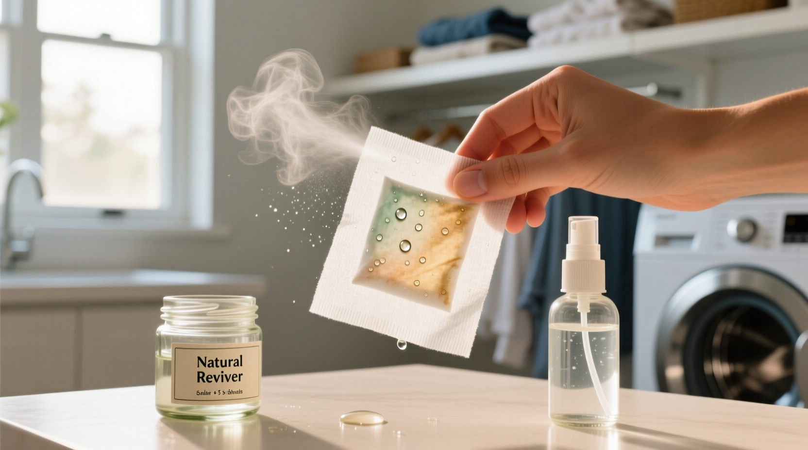how to refresh stale scented dryer sheets