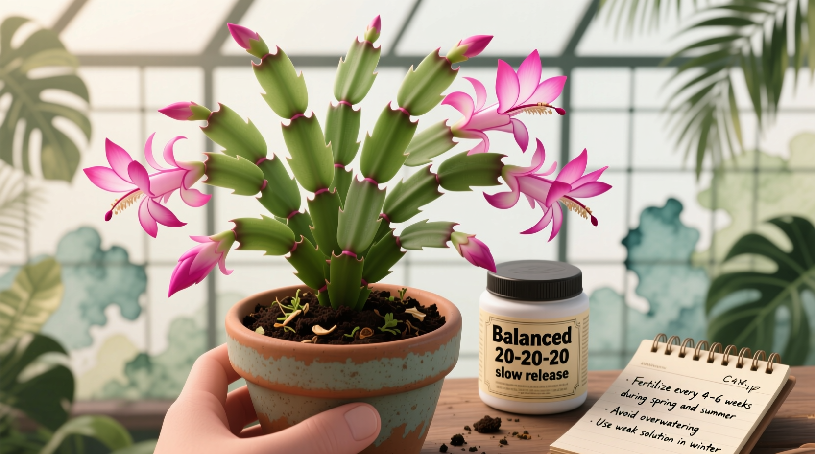 Christmas Cactus Fertilizer: 5 Tips | TheHomeSprouts