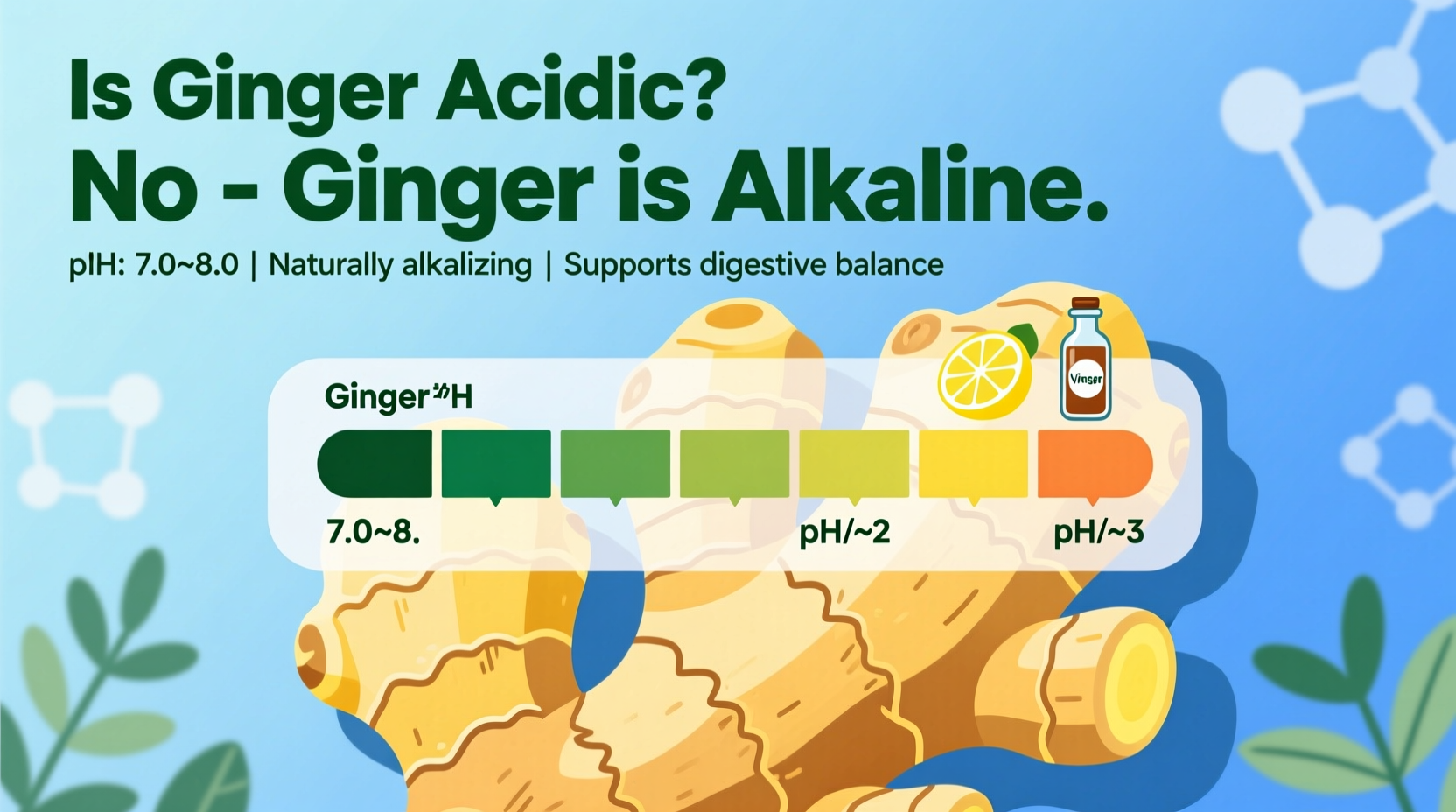 Ist Ingwer sauer? pH-Wert, Wirkung & Anwendungstipps