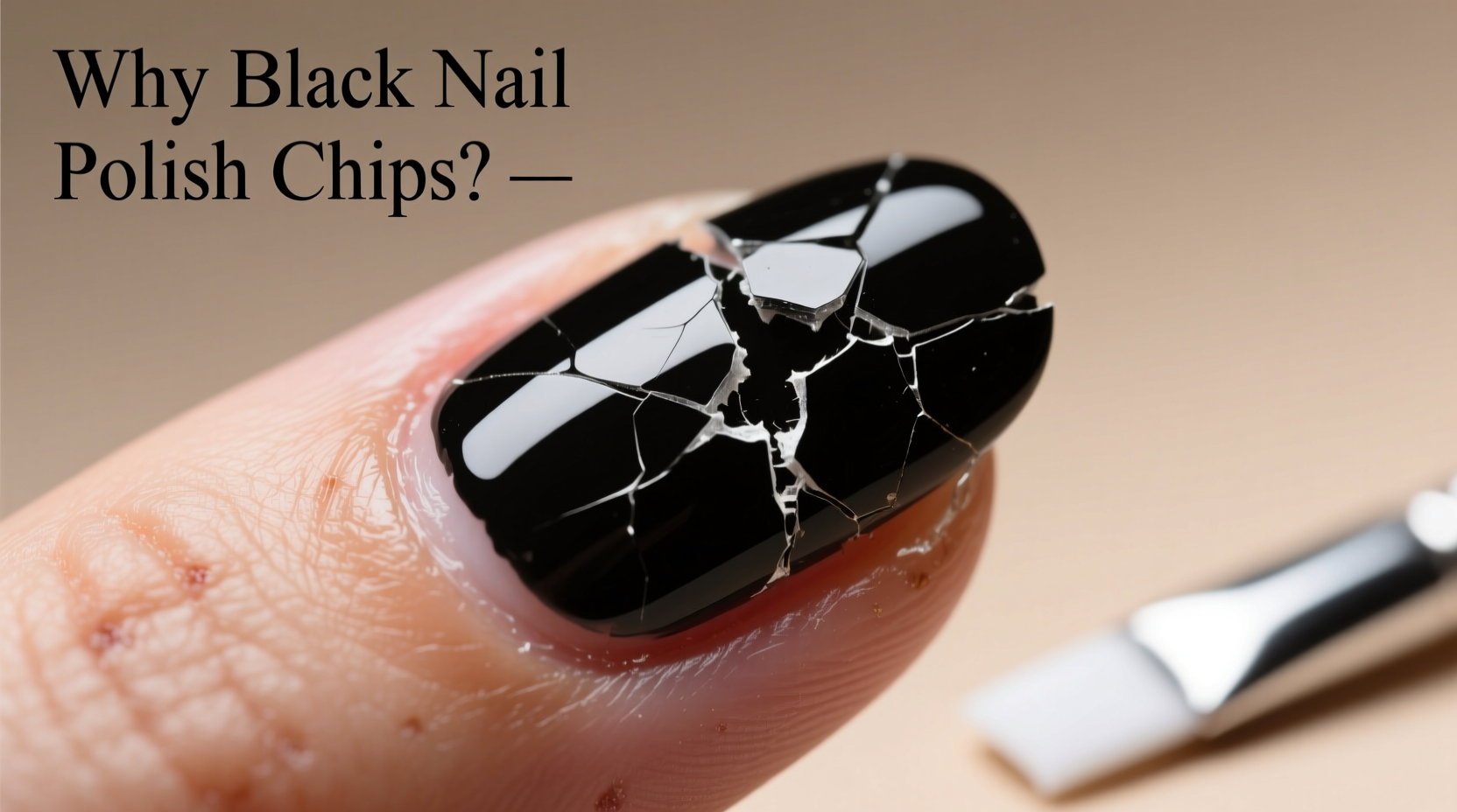 why is my black nail polish always chipping and how to fix it