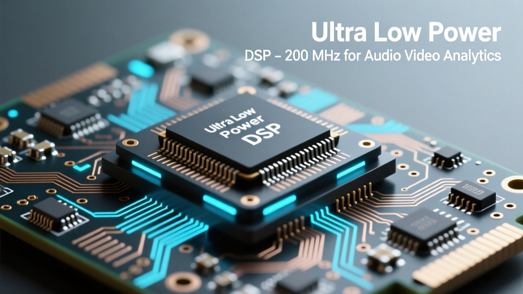 Ultra-Low-Power DSP Delivers 200 MHz to Audio-Video Analytics: Power, Performance, and PCB Realities