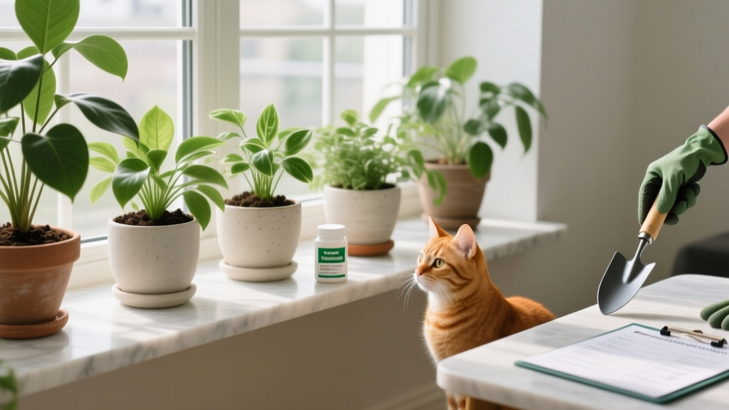 Toxic to Cats? Fertilizing After Repotting Indoor Plants