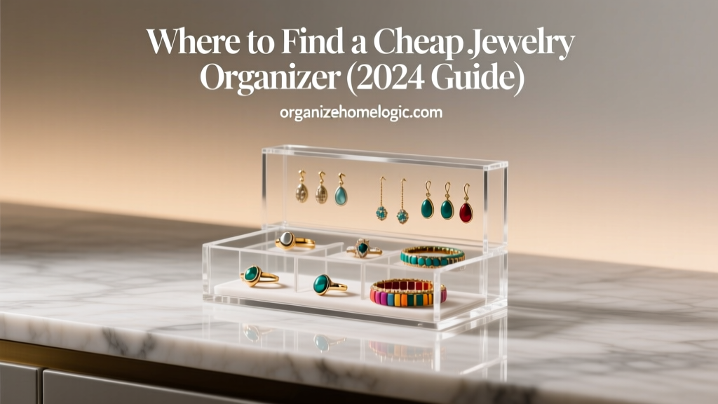 Where to Find a Cheap Jewelry Organizer (2024 Guide)