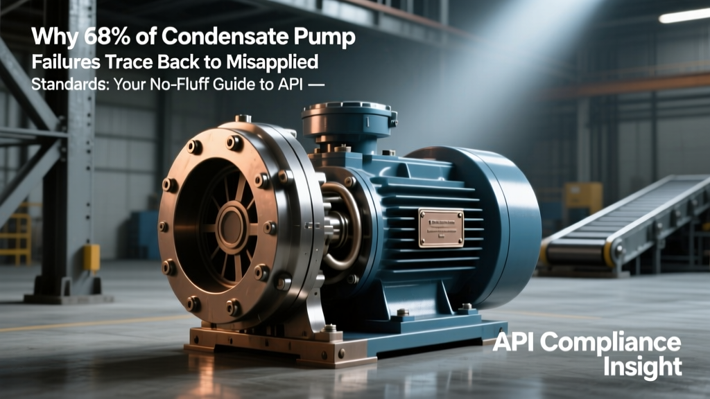 Condensate Pump Compliance: Avoid Costly API/ISO/ASME