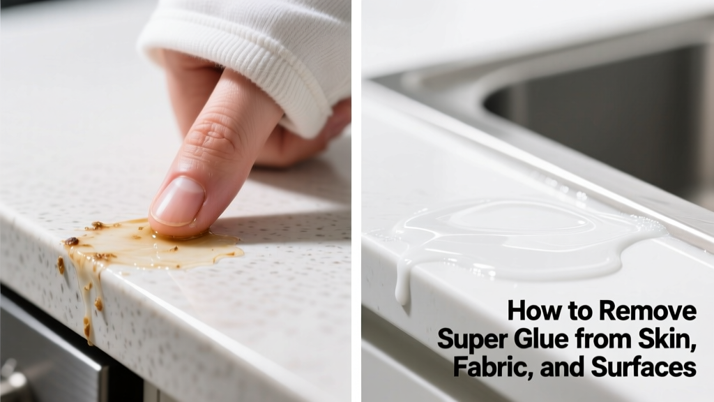 How to Remove Super Glue from Skin, Fabric, and Surfaces