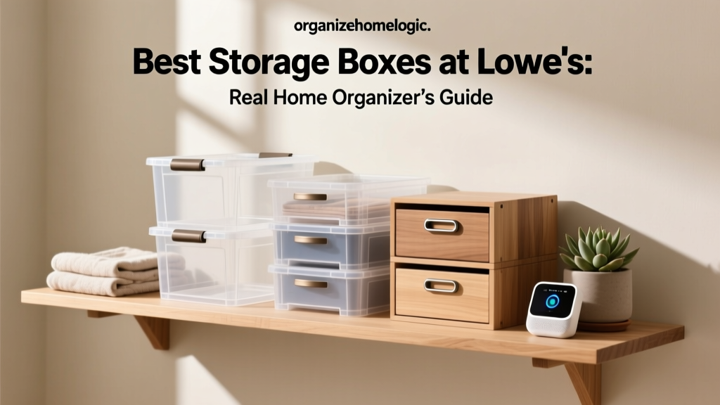 Best Storage Boxes at Lowe’s: Real Home Organizer’s Guide
