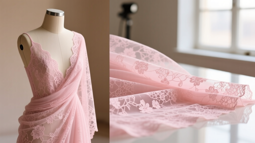 Light Pink Lace Fabric: Sourcing, Quality & Design Guide