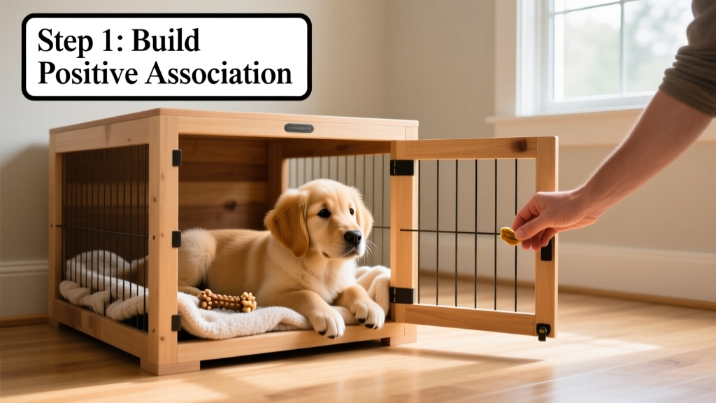Crate training a puppy: A step-by-step guide to success