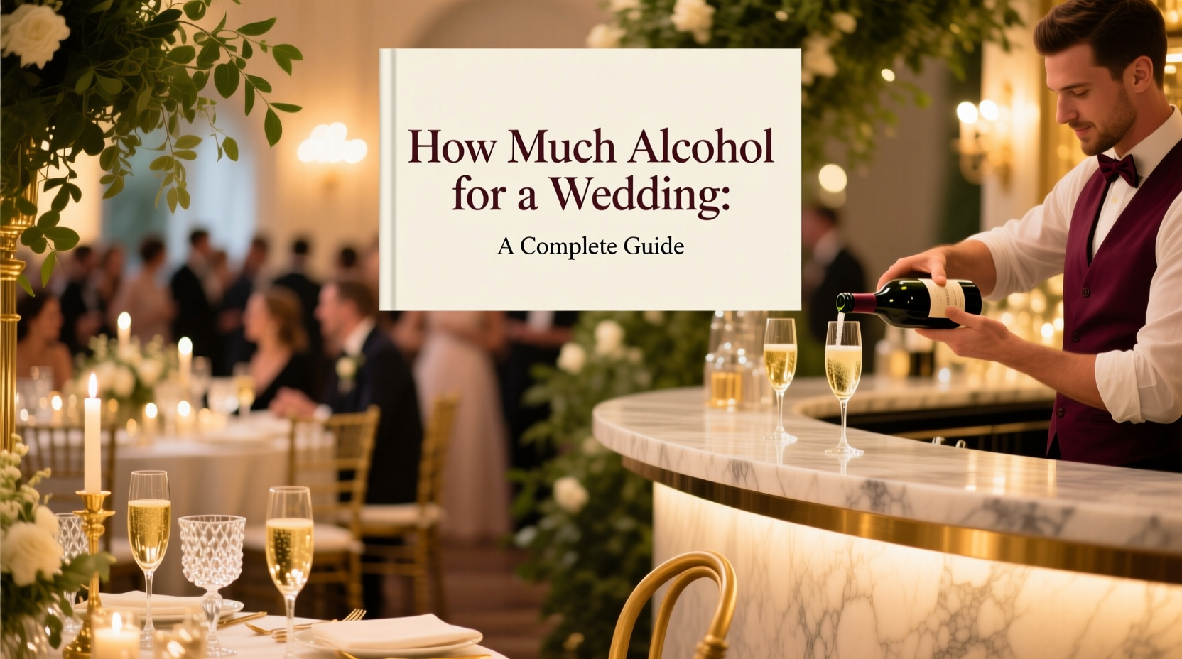 how much alcohol for wedding