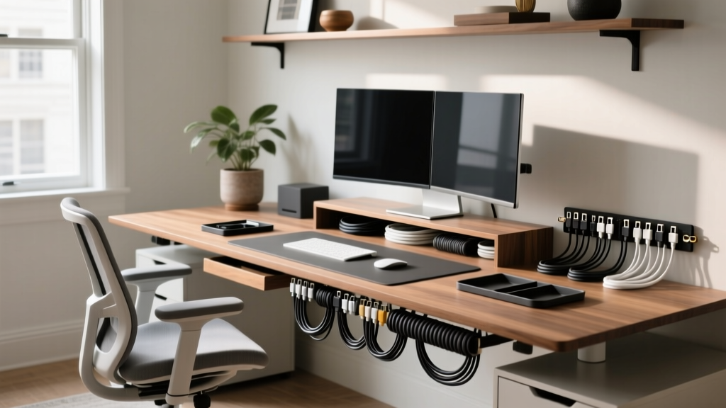 25 Cable Management Solutions For Clean Desks