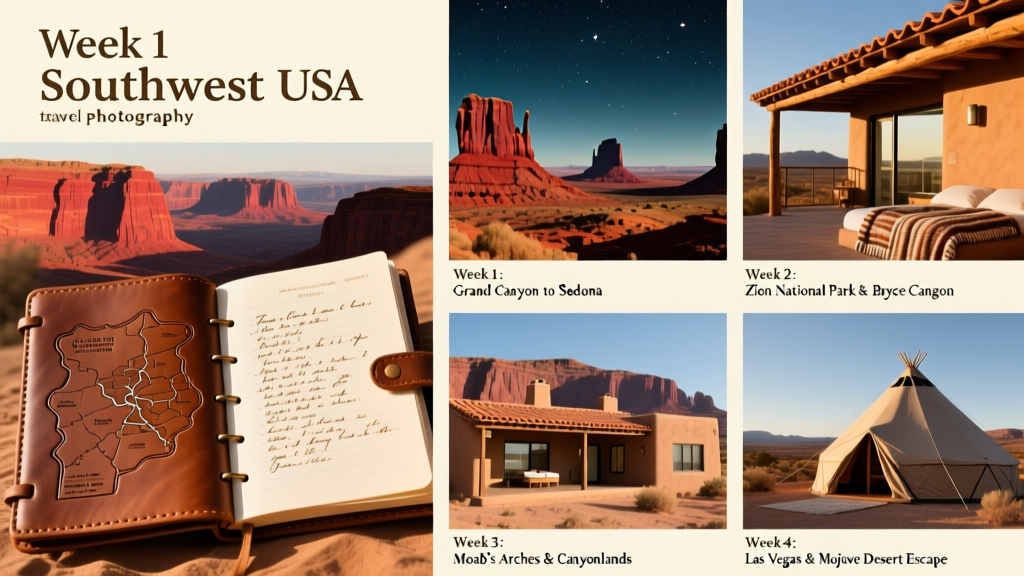 Four Weeks Across the Desert Southwest: A Realistic, Ground-Tested Itinerary from Tucson to Moab