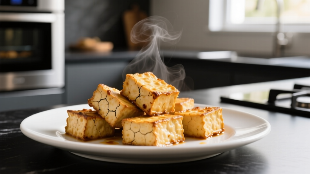 Crispy Marinated Tofu in Air Fryer (No Soggy Bits!)