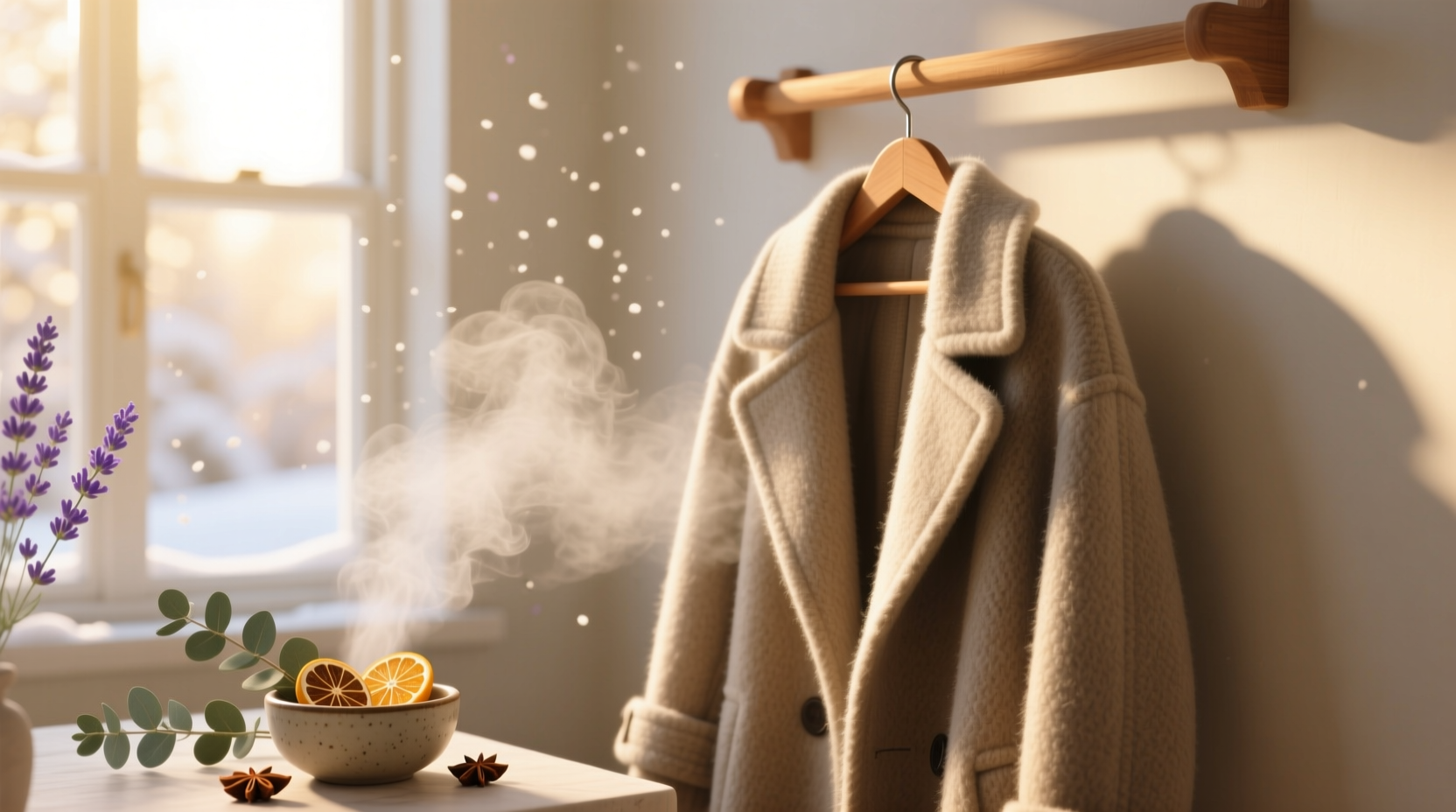 how to remove musty odor from winter coats naturally