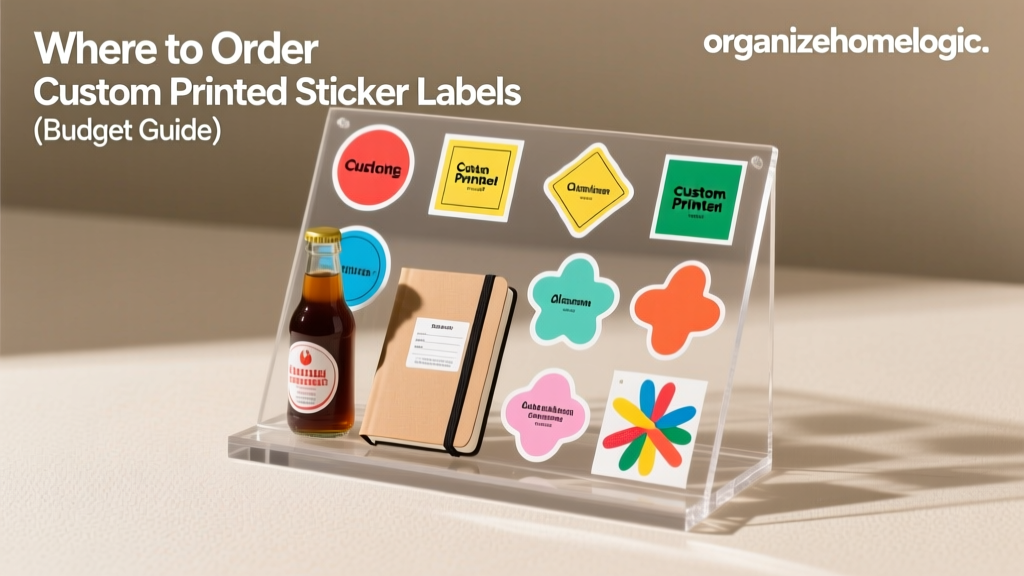 Where to Order Custom Printed Sticker Labels (Budget Guide)