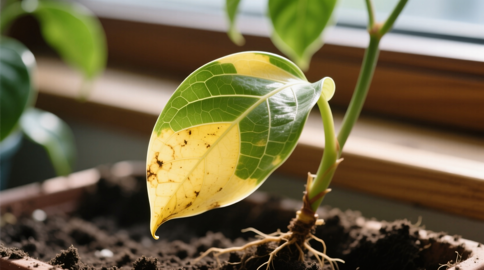 why is my plant leaf turning yellow