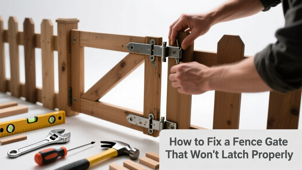 How to Fix a Fence Gate That Won’t Latch Properly