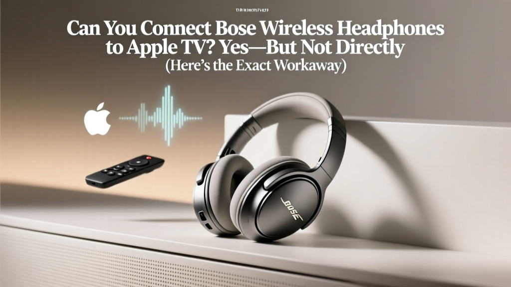 Bose Headphones to Apple TV: The 2026 Workaround