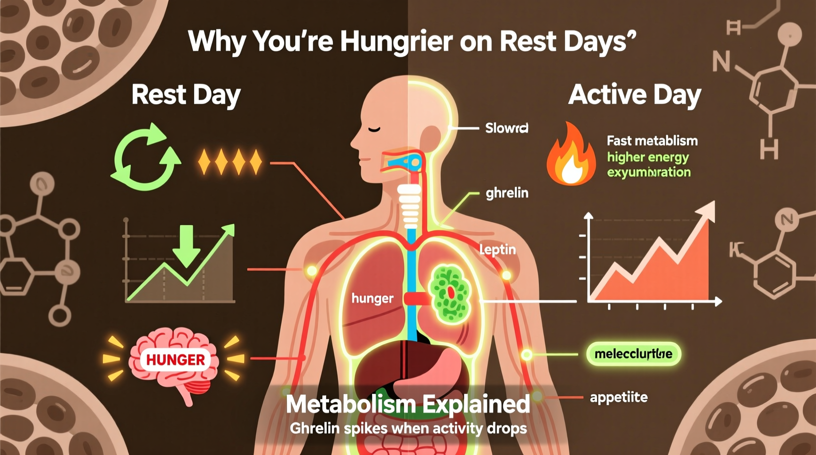 why am i hungrier on rest days metabolism explained