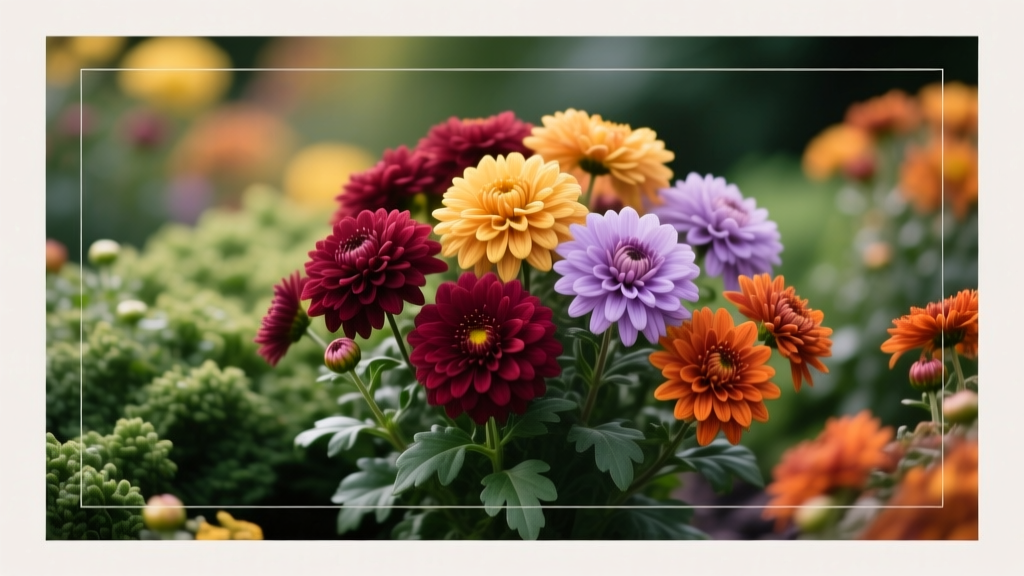 Fall Garden Mum Color Schemes: Professional Landscape Ideas with Chrysanthemums