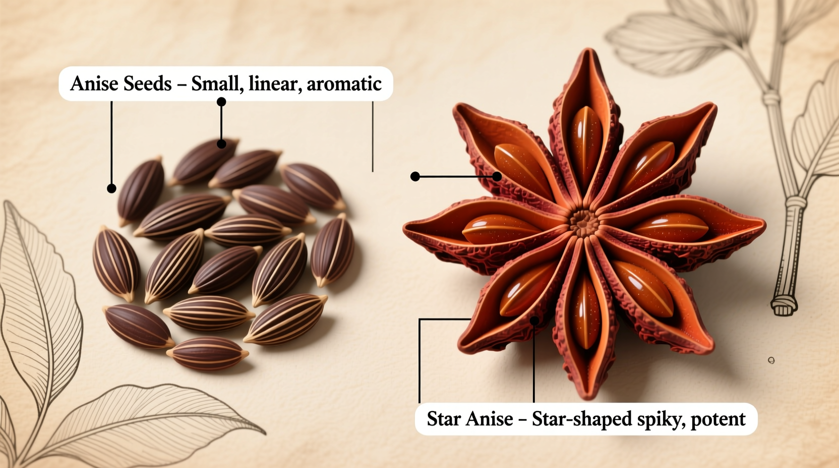 anise seeds and star anise key differences explained