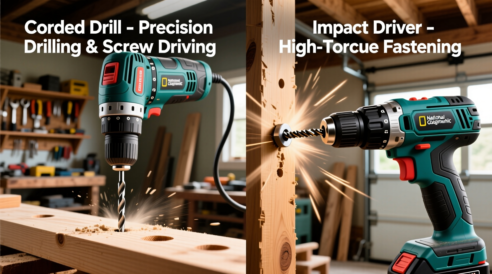 corded drill vs impact driver which tool does what around the house