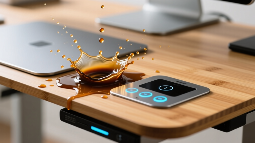 Smart Standing Desk Durability: Water Resistance & Care