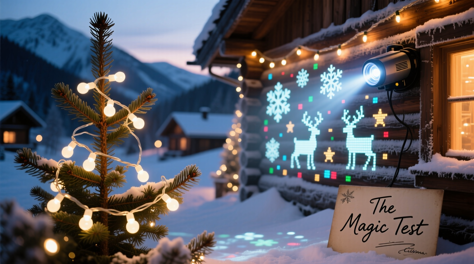 christmas light projectors vs real string lights do they create the same magic