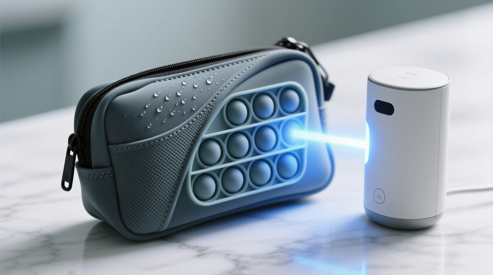 how to sanitize a neoprene fidget pouch