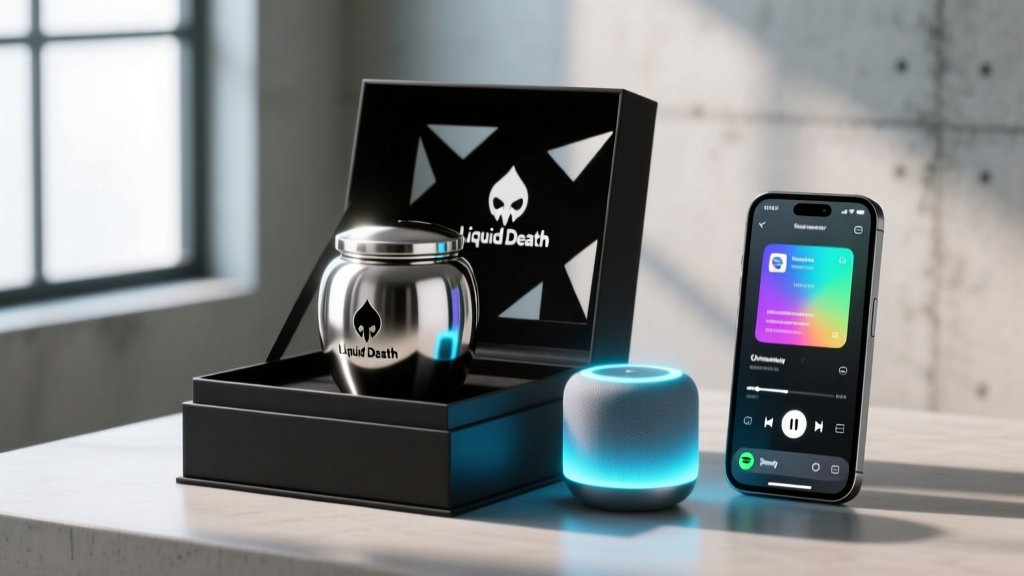 Spotify and Liquid Death Urn: The Ultimate Edgy Tech Gifting Guide