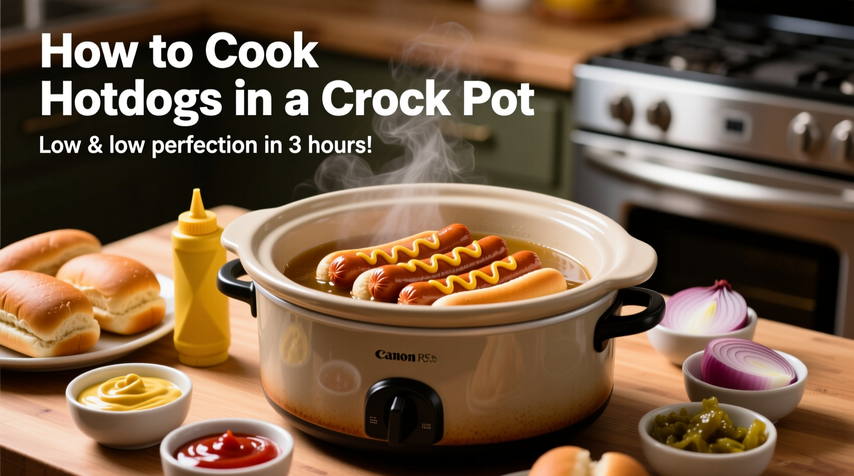 how do i cook hotdogs in a crock pot