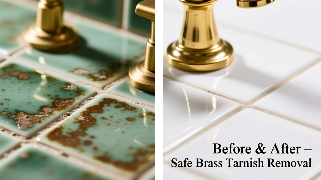 How to Remove Brass Tarnish from Tile Safely